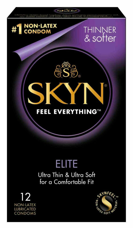 SKYN Elite 纖薄柔滑非乳膠安全套 / 33.8mm / 3片裝