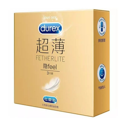 Durex Fetherlite Feel 超薄隱形保險套｜33mm｜3/12片