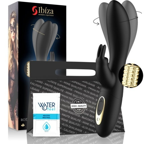 Ibiza 回轉滾珠兔耳棒｜12頻6速雙刺激