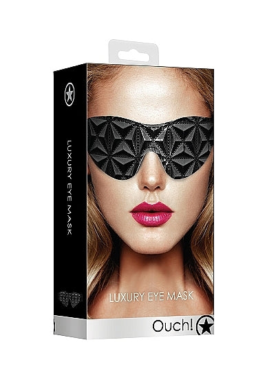 Ouch｜奢華鑽石紋人造皮革眼罩