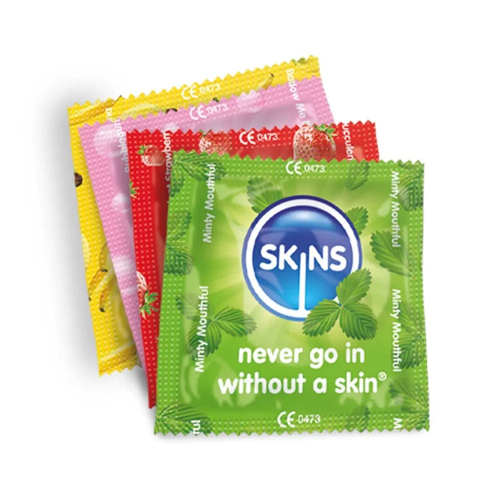 Skins 四種香味乳膠安全套 35mm 8片裝