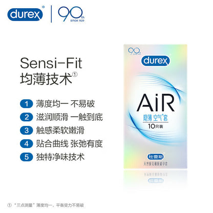 杜蕾斯 Durex Air 空氣隱薄清香保險套｜33mm｜10片