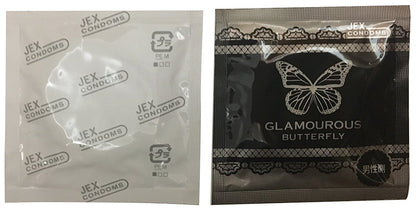 JEX Butterfly Real Fit 蝴蝶牌真貼身安全套 / 36mm / 8片裝