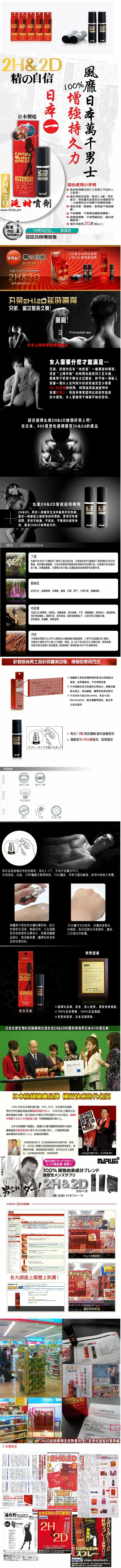 2H2D｜倍力挺男士延時噴劑基本版 - 10ml