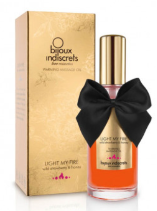 Bijoux Indiscrets｜野草莓蜂蜜溫感按摩油｜可親吻｜100ml