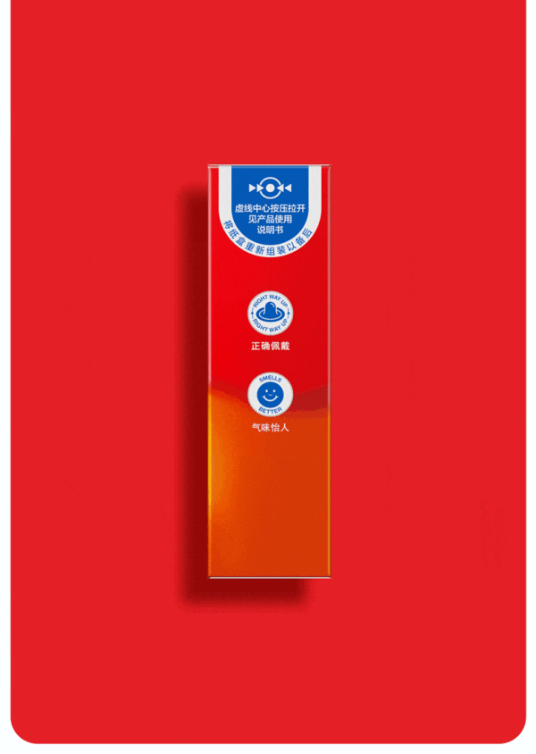 Durex 杜蕾斯經典紅｜天然乳膠親膚順滑保險套｜33mm｜12片