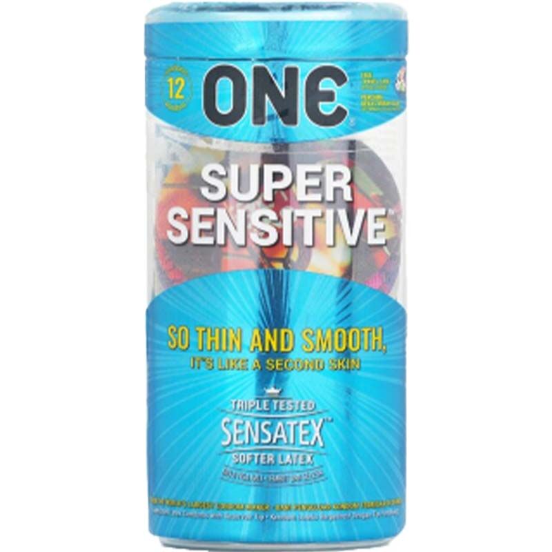 ONE Super Sensitive 纖薄保險套 / 34mm / 12片