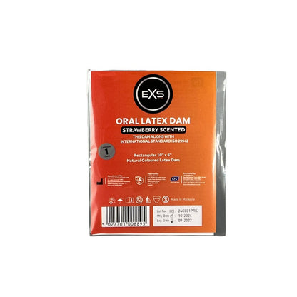 EXS｜口交香味乳膠防護膜｜1片裝