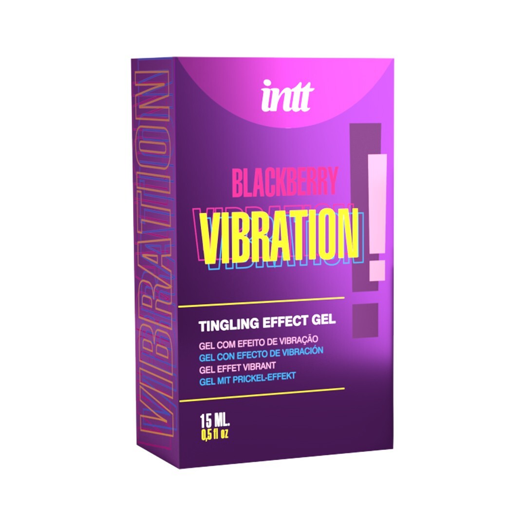 INTT｜Vibration 黑莓溫熱酥麻感官提升液｜男女適用 - 15ml