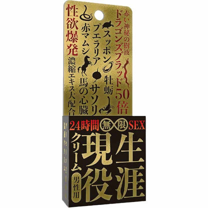 SSI Japan｜生涯現役大絕倫男士溫感提升乳霜｜12g