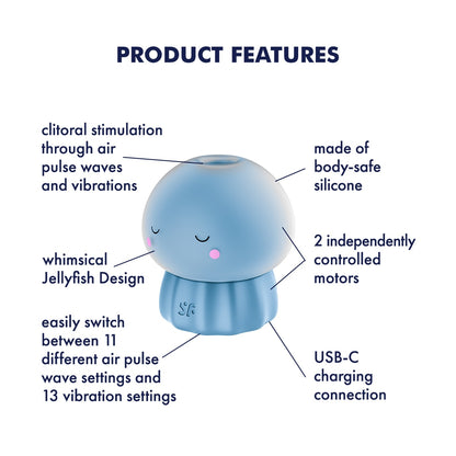 Satisfyer Jelly-cious 水母氣壓脈衝陰蒂吸啜震動器