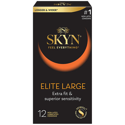 SKYN Large iR 極膚水潤非乳膠安全套 / 36mm / 10片裝