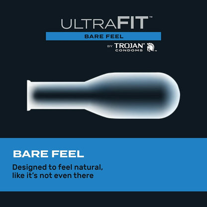 美國 Trojan 戰神 Ultra Fit 裸感貼合安全套 / 10片裝