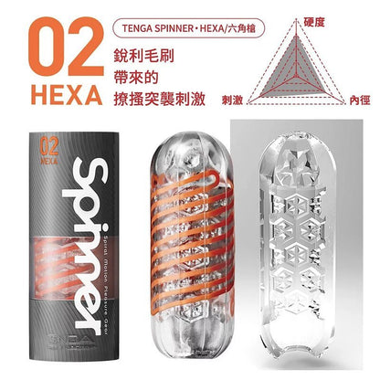 Tenga Spinner 自動迴旋吸啜飛機膠｜7款