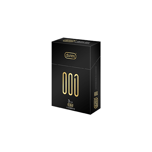 Durex 杜蕾斯 001 無套感超薄PU安全套｜34mm｜3片裝