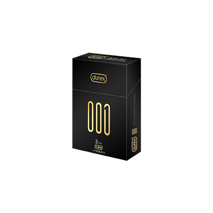Durex 杜蕾斯 001 無套感超薄PU安全套｜34mm｜3片裝