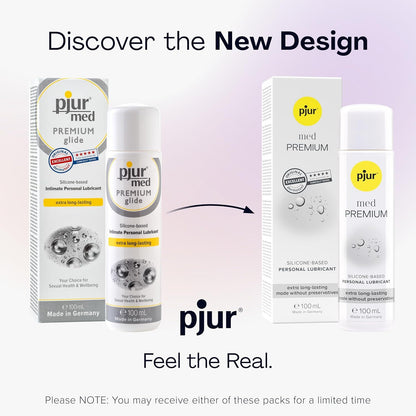 pjur med PREMIUM｜絲滑長效敏感肌矽性潤滑液 - 100ml