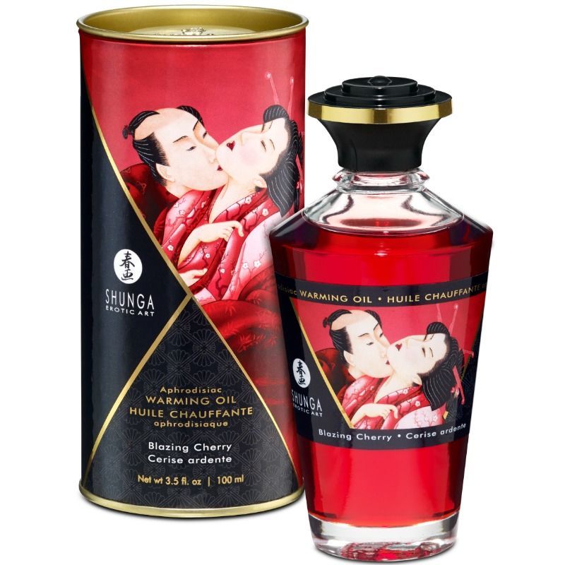 Shunga 春畫｜Aphrodisiac 溫感可食用前戲按摩油 - 100ml