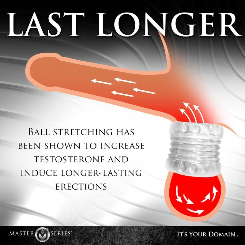 Master Series｜Ball Stack 鎖精持久環｜透明