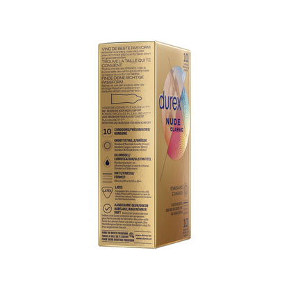Durex Nude 超細緻緊貼肌膚安全套 / 36mm / 10片