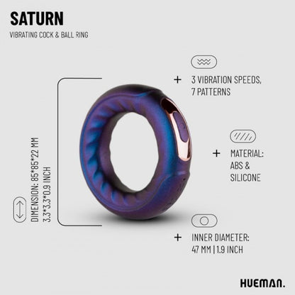 Hueman｜Saturn 土星震動鎖精持久環