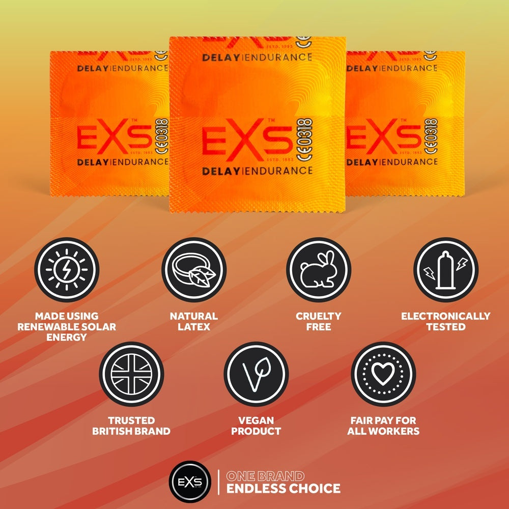 EXS Delay Endurance 持久延時安全套 / 34mm / 12片