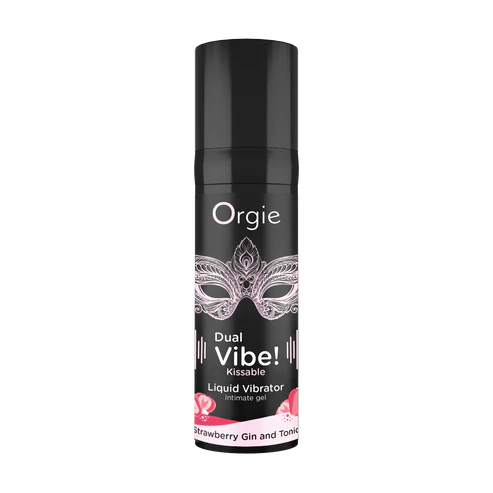 Orgie Dual Vibe 草莓琴湯尼味酥麻震感口交凝膠 - 15ml