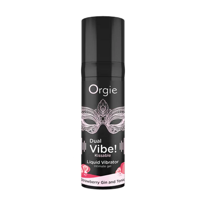 Orgie Dual Vibe 草莓琴湯尼味酥麻震感口交凝膠 - 15ml