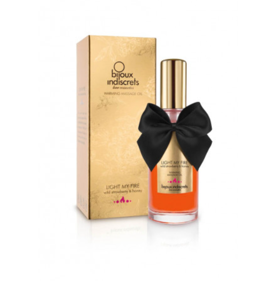 Bijoux Indiscrets｜野草莓蜂蜜溫感按摩油｜可親吻｜100ml