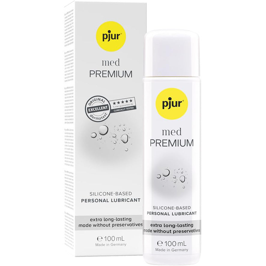 pjur med PREMIUM｜絲滑長效敏感肌矽性潤滑液 - 100ml