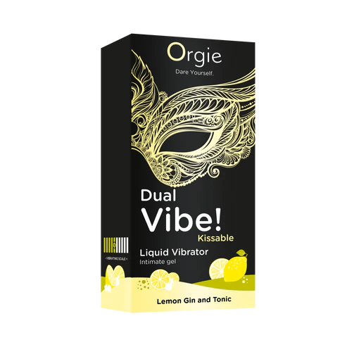 Orgie Dual Vibe 檸檬琴湯尼味｜酥麻震感親密凝膠 15ml