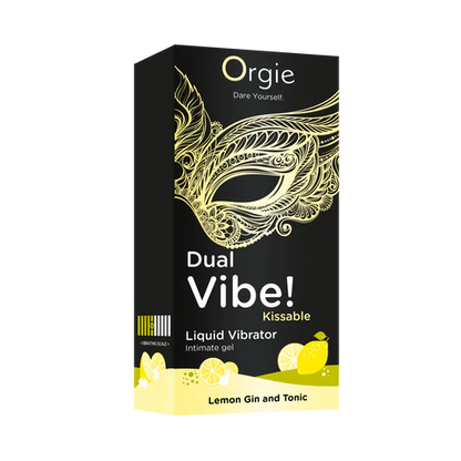 Orgie Dual Vibe 檸檬琴湯尼味｜酥麻震感親密凝膠 15ml
