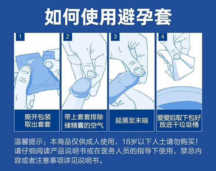 杜蕾斯 Durex 四合一雜錦安全套｜33mm｜18片裝
