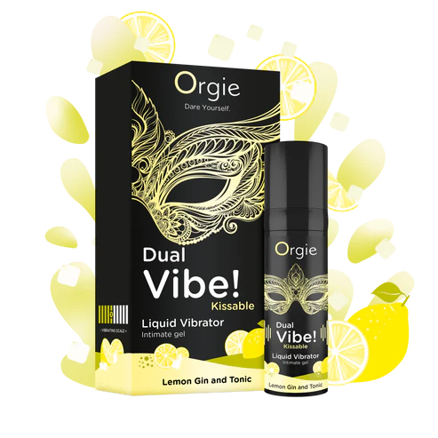 Orgie Dual Vibe 檸檬琴湯尼味｜酥麻震感親密凝膠 15ml
