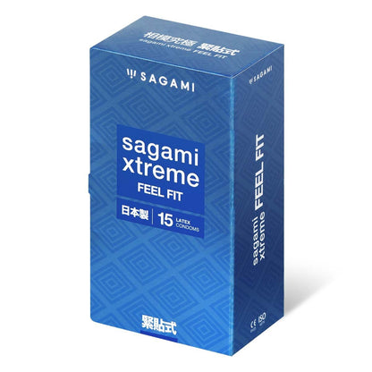 相模 Sagami Xtreme 緊貼式乳膠安全套｜粉紅｜32mm｜15片