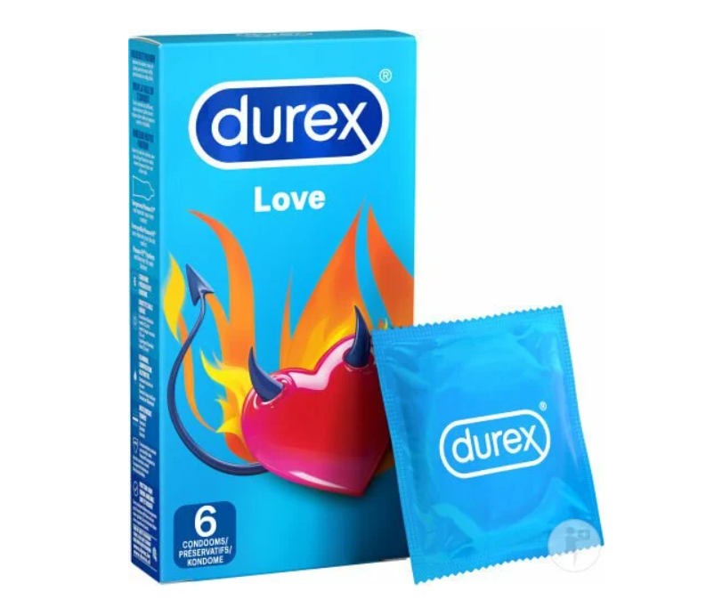 Durex 天然橡膠貼身安全套 - 6片