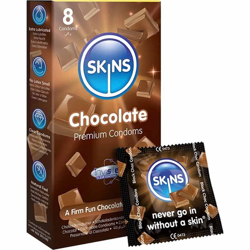 Skins Chocolate 朱古力味安全套 8片