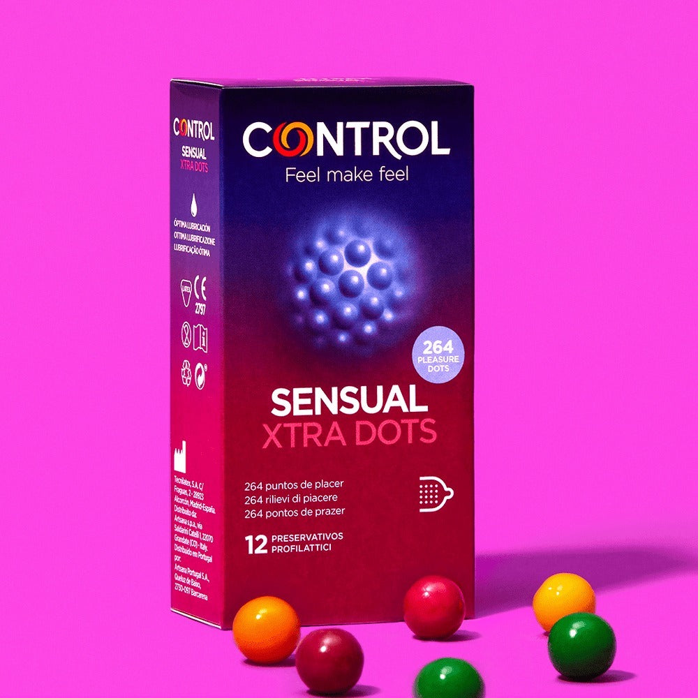 Control｜Sensual Xtra Dots｜34mm｜12片