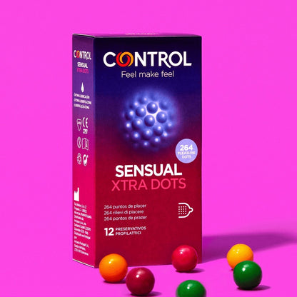 Control｜Sensual Xtra Dots｜34mm｜12片