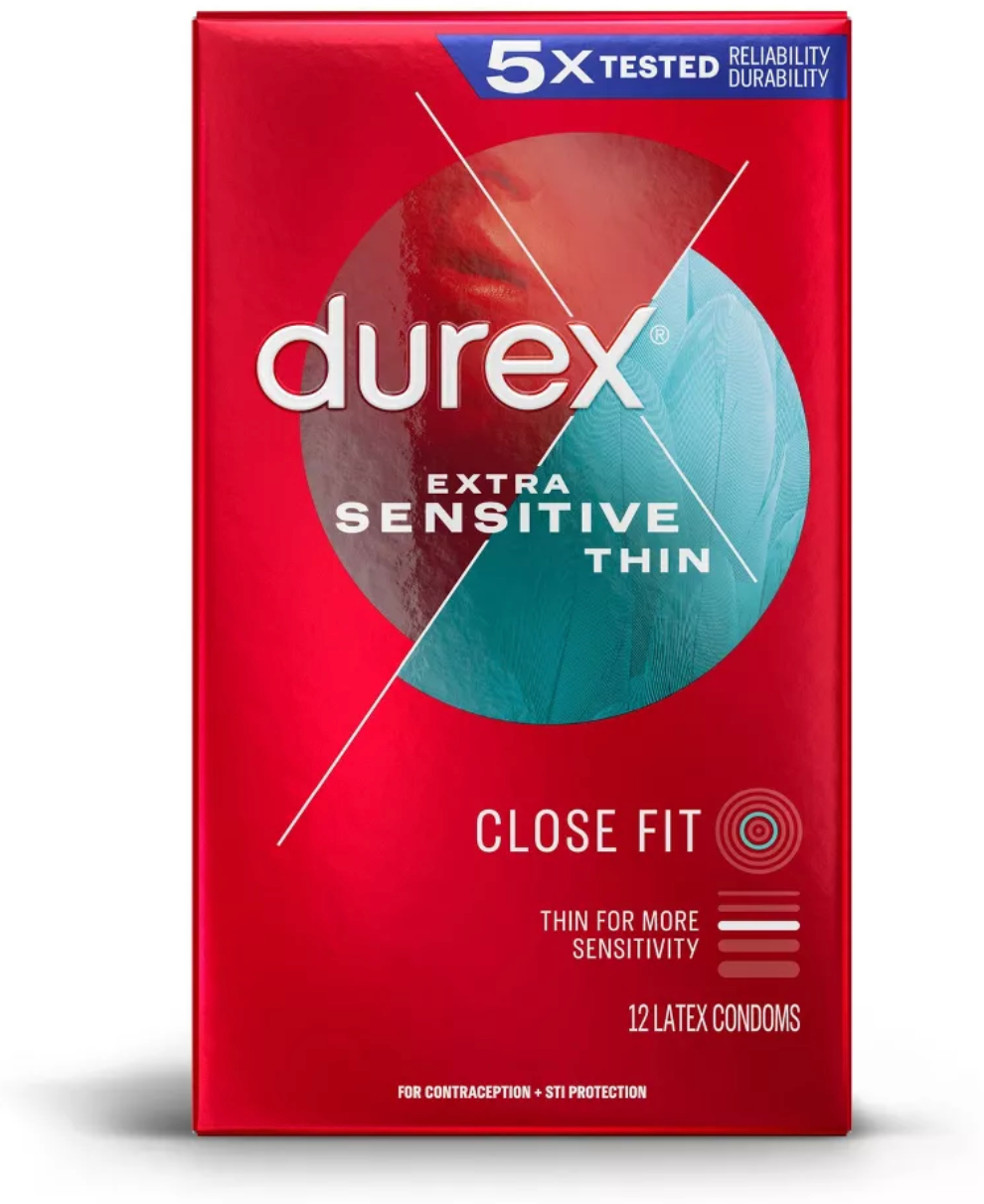 杜蕾斯 Durex Extra Sensitive 超薄加強潤滑安全套（緊緻裝）