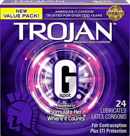 美國 Trojan 戰神 G. Spot G點刺激安全套 / 34mm / 3片裝