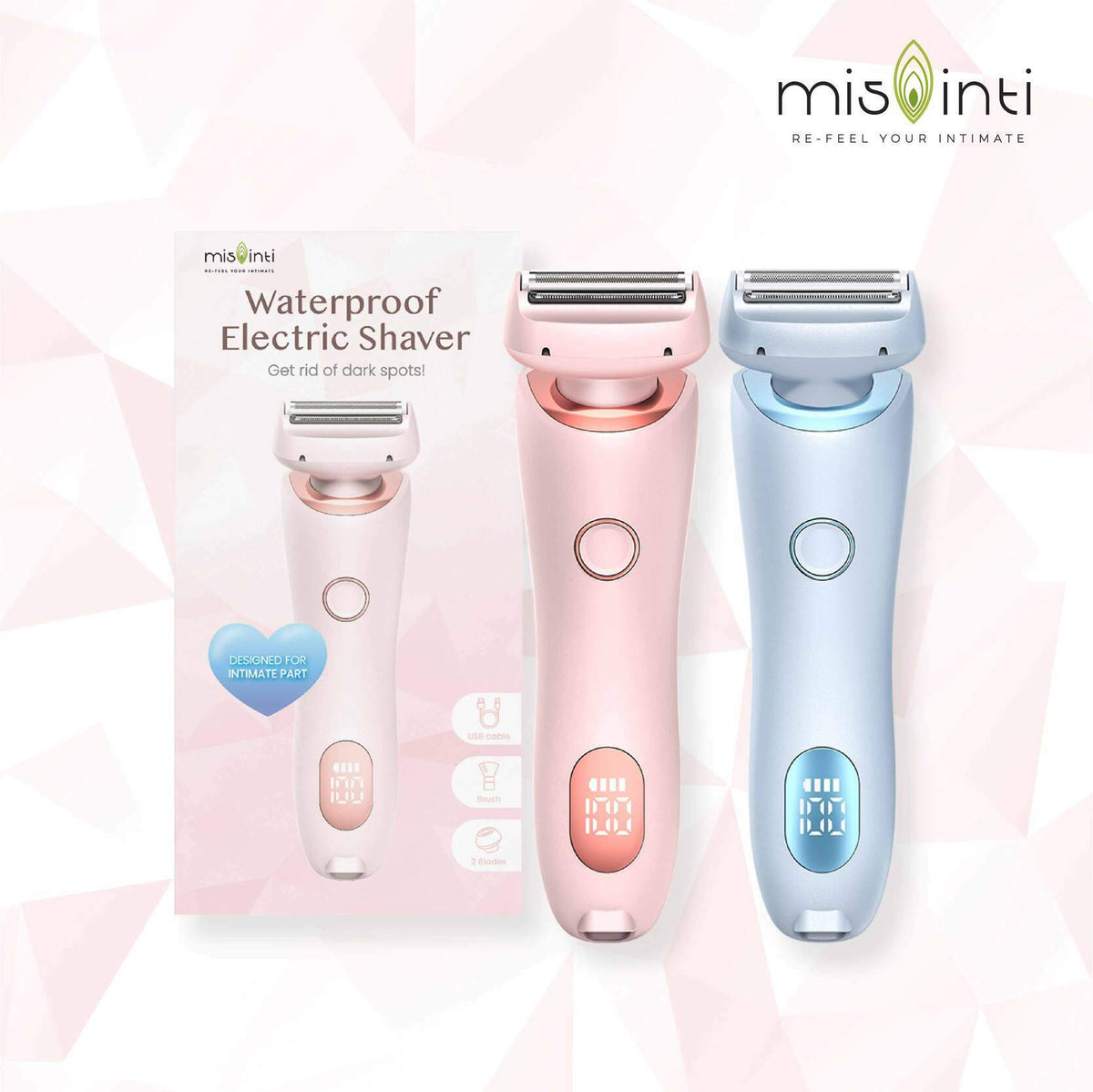 Mis Inti｜私密處電動剃毛器｜USB充電