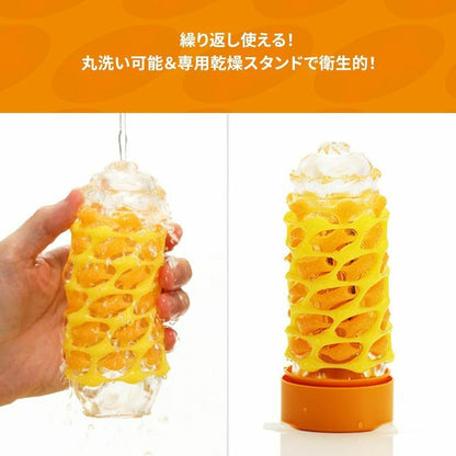 TENGA Arte 彈彈織紋飛機杯｜柔軟回彈