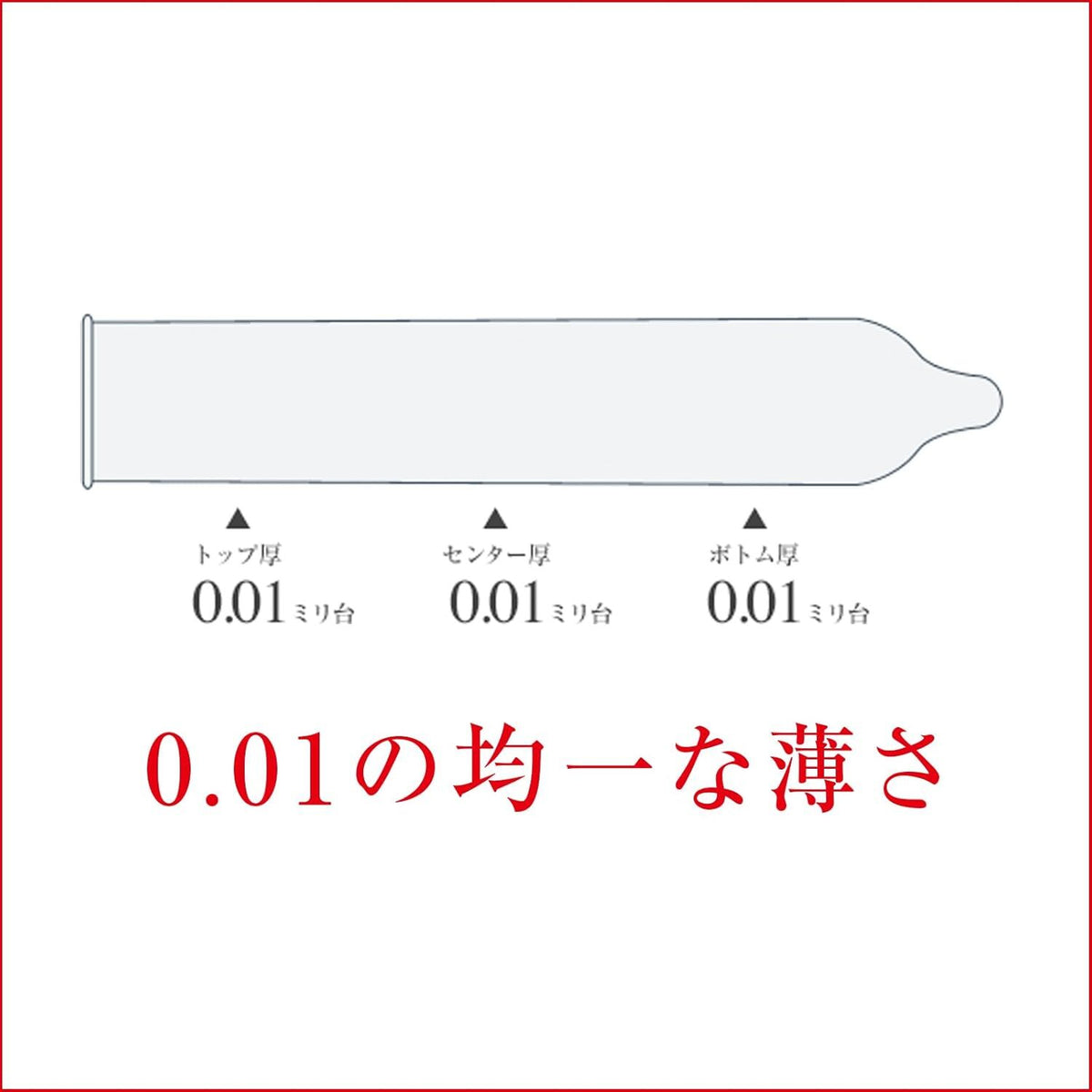 岡本 Okamoto 0.01 水潤版PU保險套 / 34mm / 8片裝