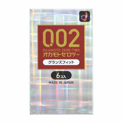 岡本 Okamoto 0.02mm 前端特闊安全套 / 33mm / 6片