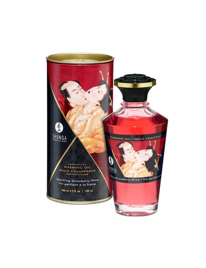 Shunga 春畫｜Aphrodisiac 溫感可食用前戲按摩油 - 100ml
