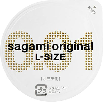 相模 Sagami 0.01超薄大碼PU安全套｜38mm｜10片裝