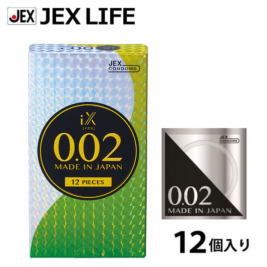 JEX 捷古斯 iX 0.02mm 聚氨酯安全套 / 36mm / 6片裝