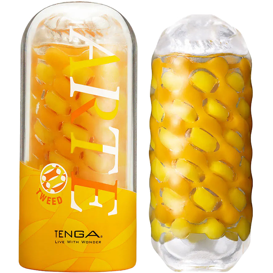 TENGA Arte 彈彈織紋飛機杯｜柔軟回彈