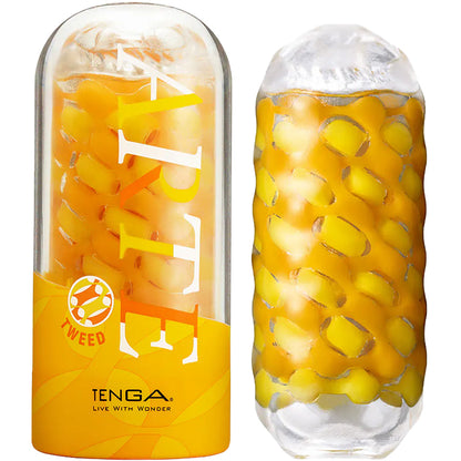TENGA Arte 彈彈織紋飛機杯｜柔軟回彈